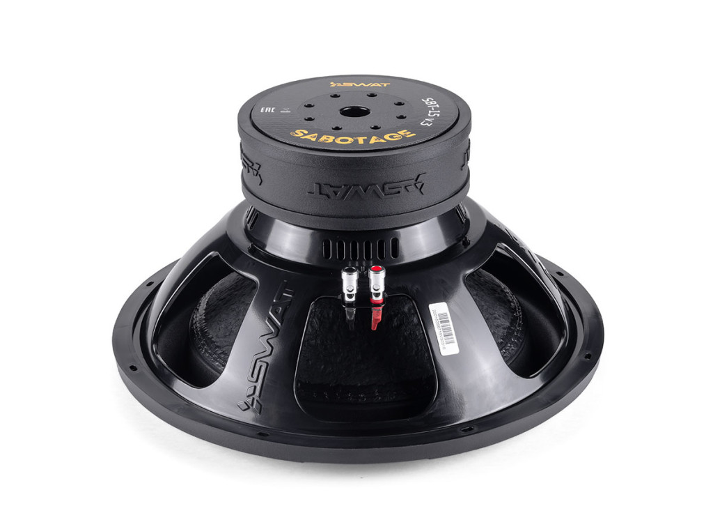 SWAT SBT-15 v.3/саб. динамик 15" бескорпусной, 1100 Вт RMS, 2+2 Ом/