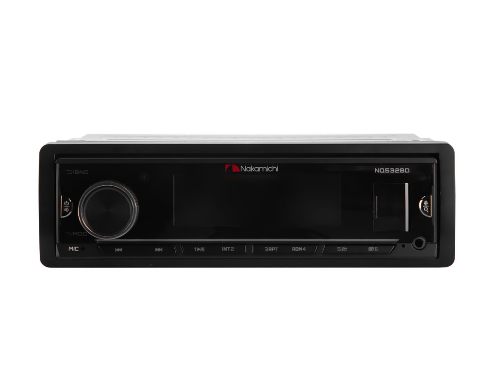 Nakamichi NQ532BD/ 1DIN медиа-ресивер, USB, AUX, ВТ, 4*50 Вт, DSP, 6RCA, 7 цветов
