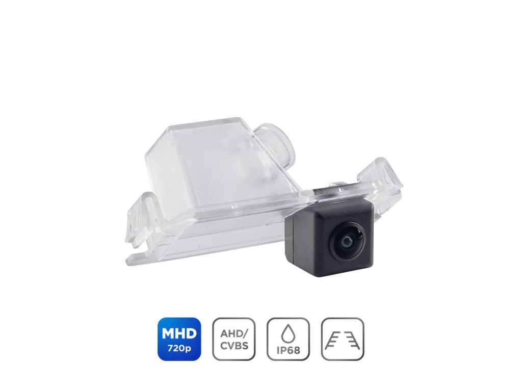 Camera KIA Rio 4D(17-20), K5 III(20+), Soul I/II (08-19), Picanto II(11-17),Hyundai I20/I30 (07-14) (INCAR VDC-076MHD)/Цифровая камера 720P(1080х720)
