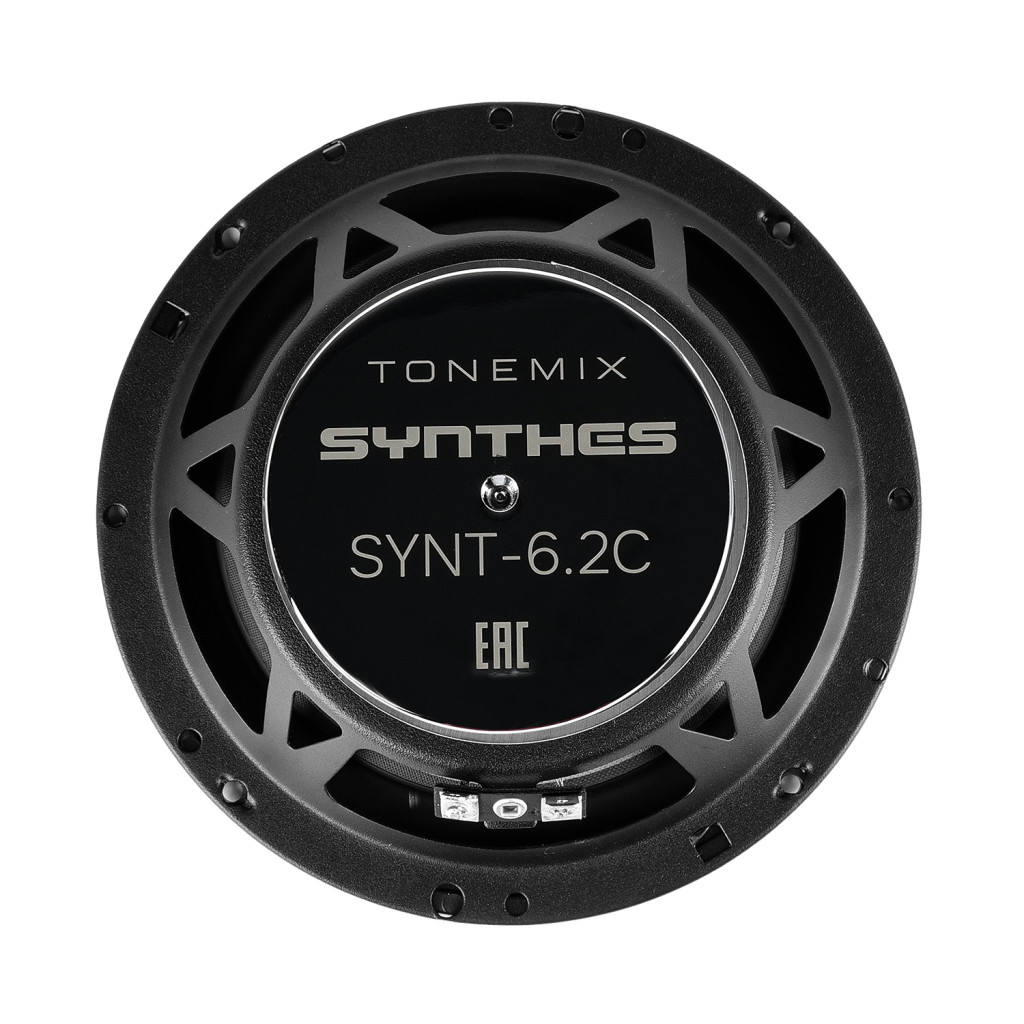 Tonemix SYNT-6.2C / 2-x полосная компонентная акустика, НЧ/СЧ-динамик 6,5" (165 мм), ВЧ-динамик 1,0" (25,4 мм) шелк, RMS 100 Вт, 4 Ом 