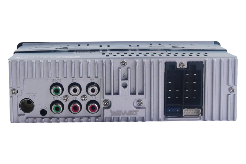 SWAT WX-2102UB/Автомобильный 1 din медиа-ресивер 4х50 Вт, MP3, USB, SD, BT мультицветная подсветка 
