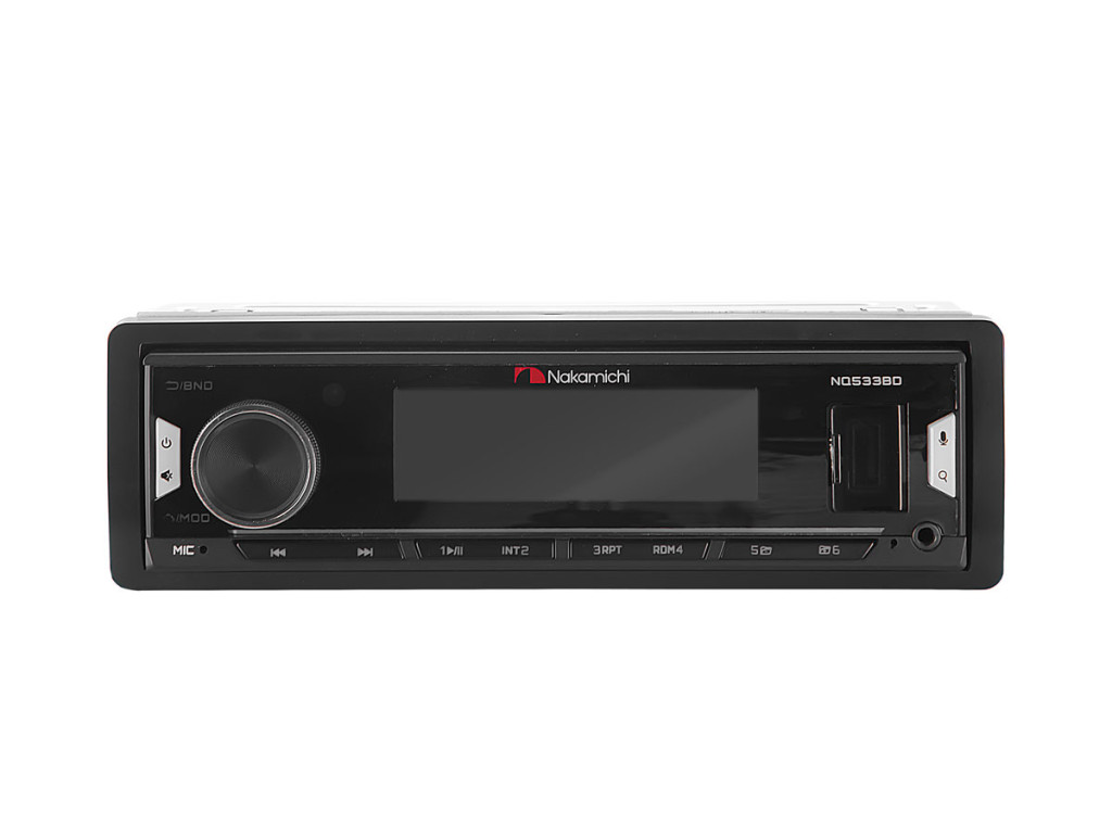 Nakamichi NQ533BD/ 1 DIN медиа-ресивер, USB, AUX, ВТ, 4*50 Вт, DSP, 7RCA, 7 цветов./