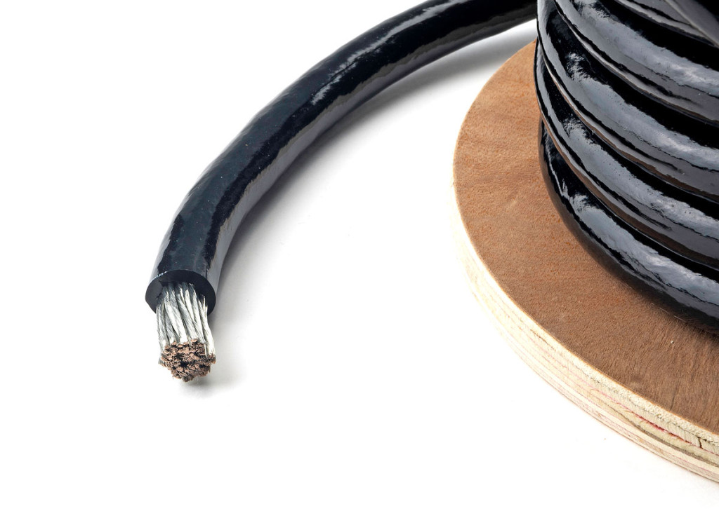 SWAT SXW-2B силовой кабель 2Ga/35мм2, черный, луженая медь, 20м, метровая разметка