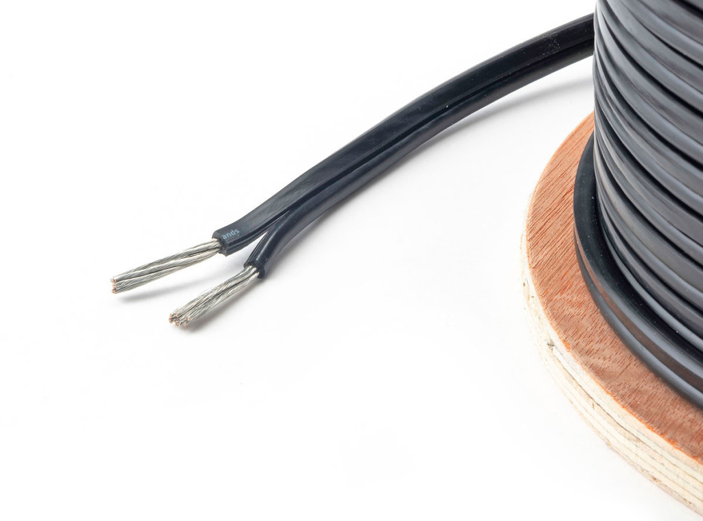 SWAT SXW-12 акустический кабель 12Ga/2*4,0мм2, черный, луженая медь, 50м, метровая разметка