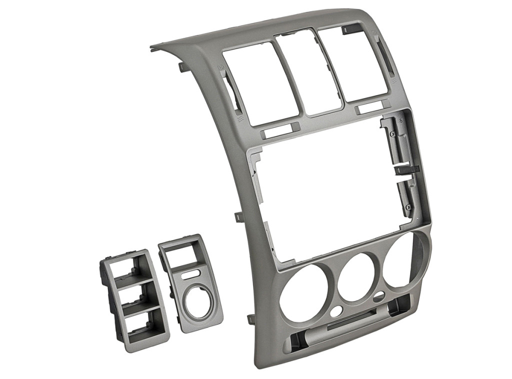 Рамка для UMS  HYUNDAI Getz 2002-2011, 9" (консоль) левый руль SILVER