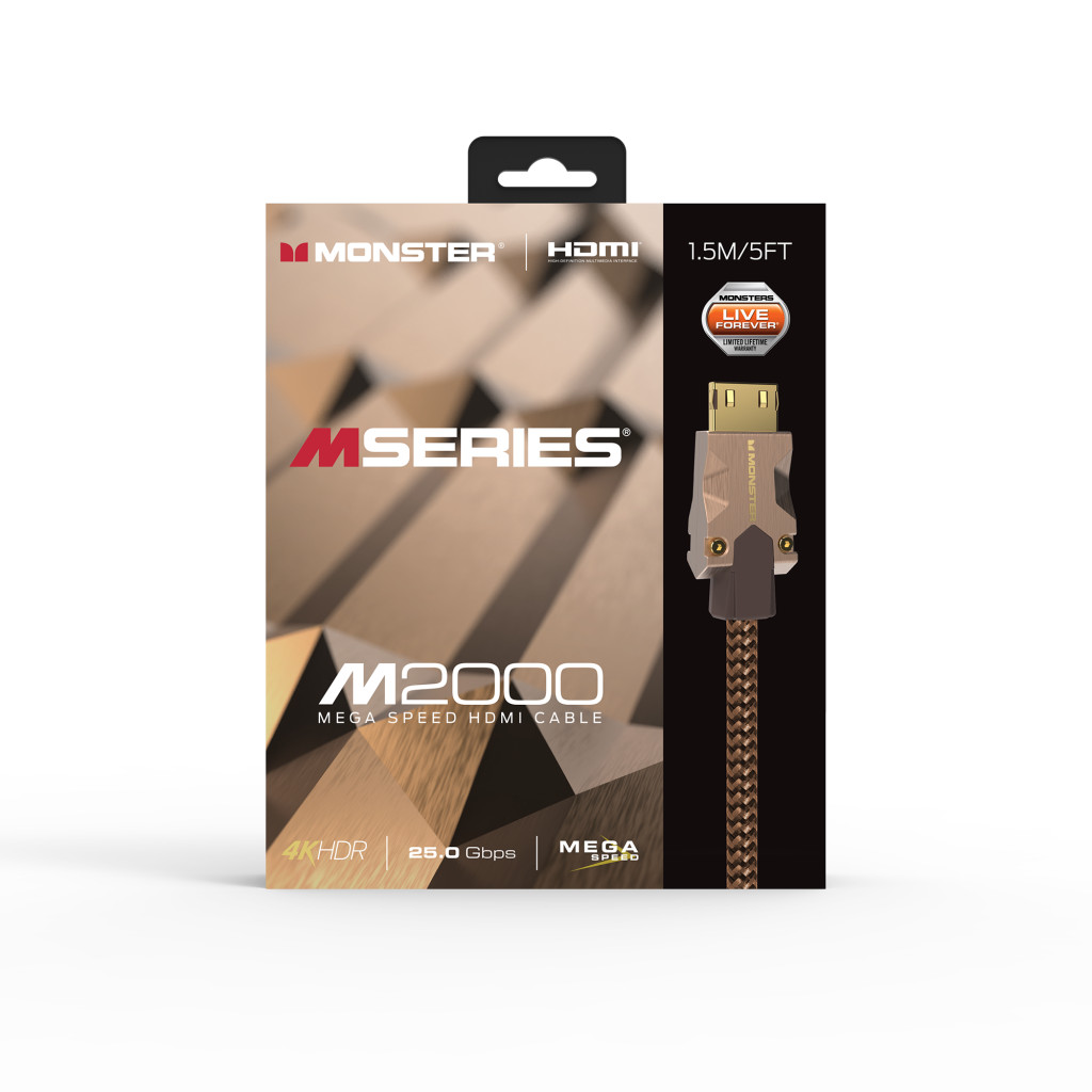 Monster Cable Mseries M2000, HDMI кабель, 4K, UHD, 1.5m