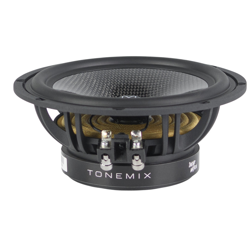 Tonemix ICN-6.2P / 2-x полосная компонентная акустика, НЧ/СЧ-динамик 6,5" (165 мм), ВЧ-динамик 1,06" (27 мм) шелк, RMS 120 Вт, 4 Ом