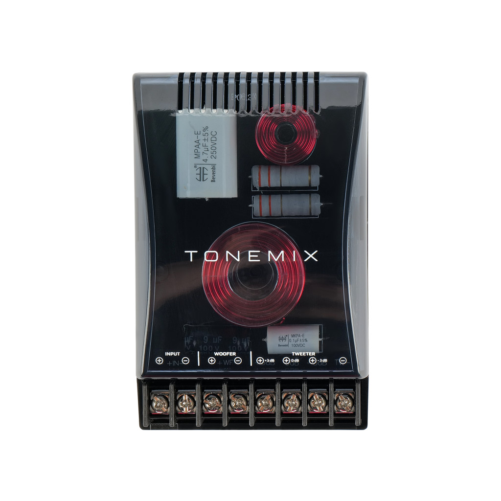 Tonemix ICN-XR2W / 2-х полосный кроссовер INCARNATION,  LPF-3,5 кГЦ (12 дБ/окт), HPF-3,5 кГц (12 дБ/окт)/