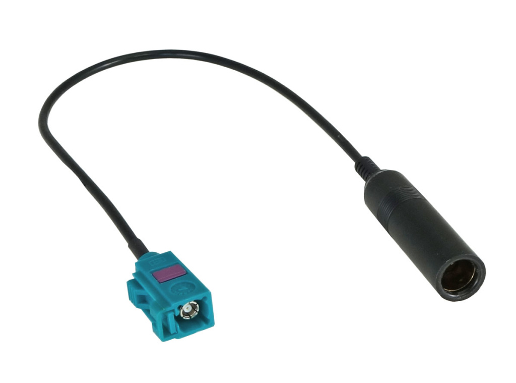 ISO антен переходник VW, Audi, Opel, Skoda (Fakra-обратка)