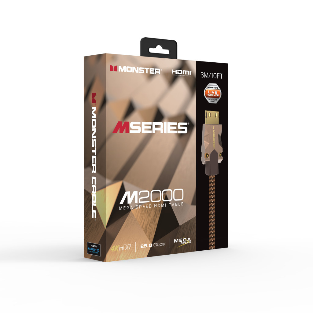 Monster Cable Mseries M2000, HDMI кабель, 4K, UHD, 3m