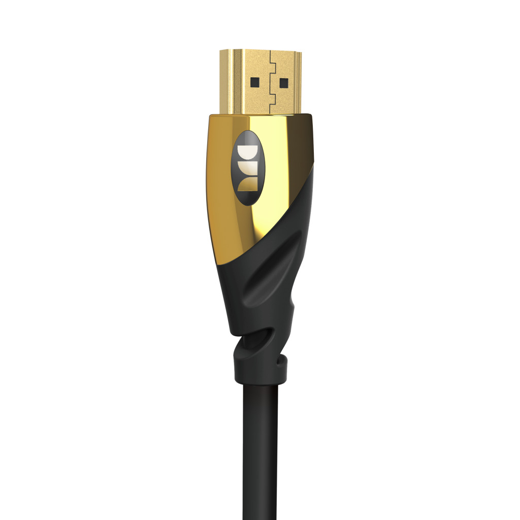Monster Cable Essentials, HDMI кабель, 4К, UHD, Gold, 2m
