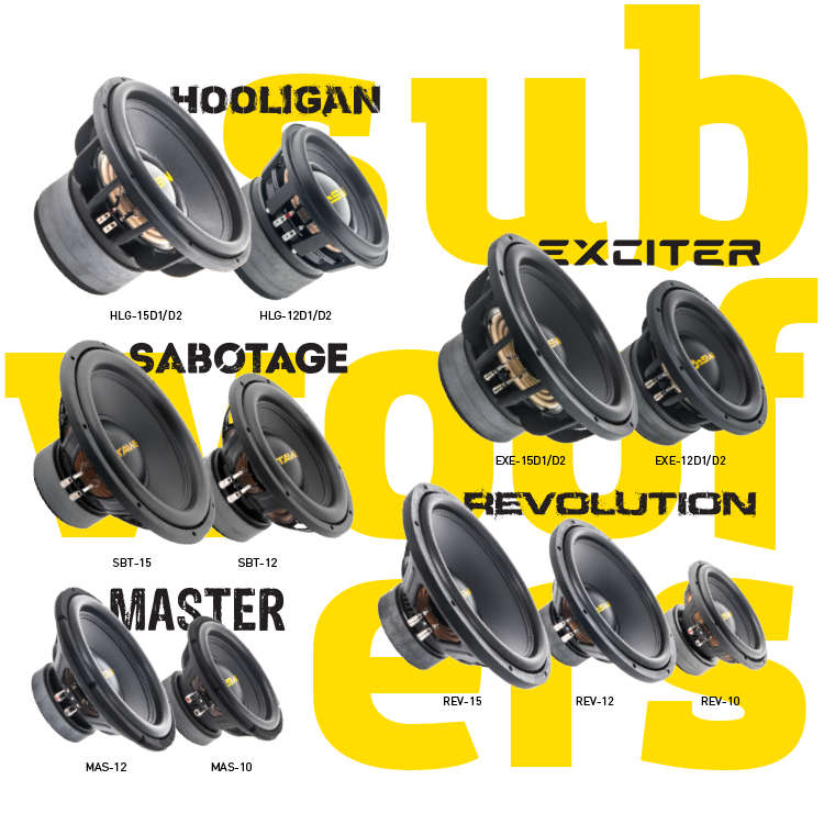 Новые линейки сабвуферов SWAT